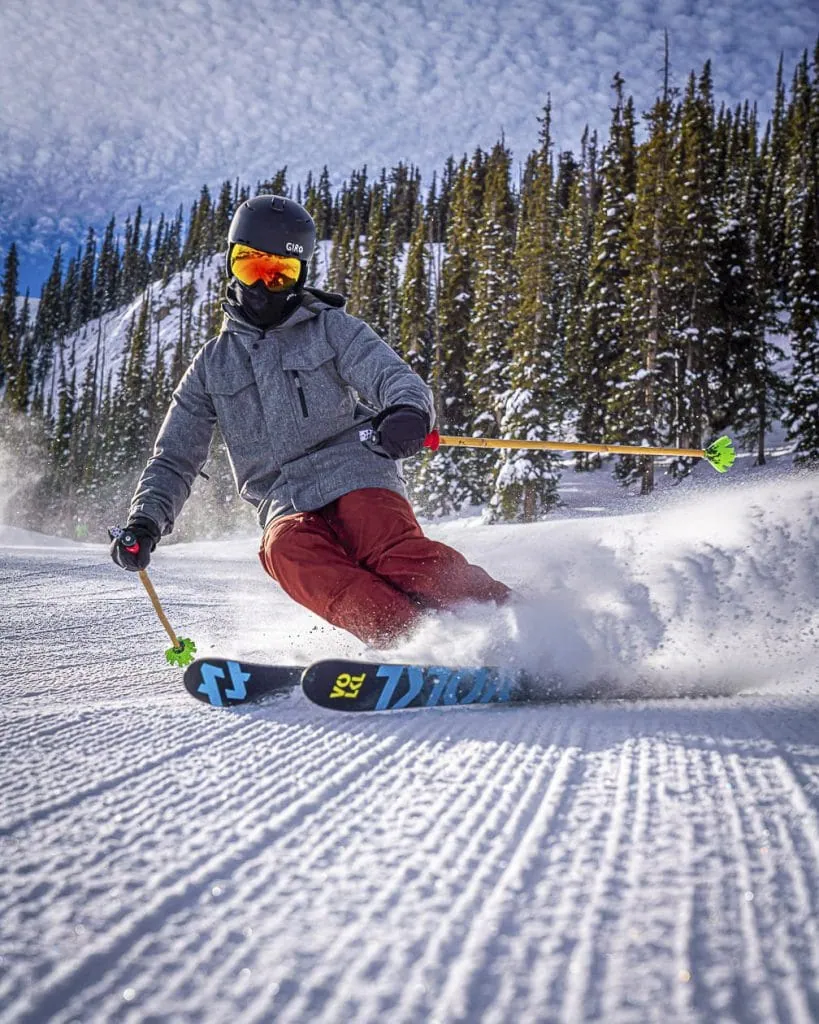 Skier Crested Butte Mountain Resort Colorado