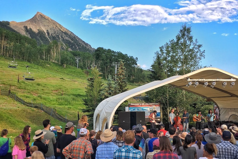 Mt. CB Free Summer Concert Series Travel Crested Butte