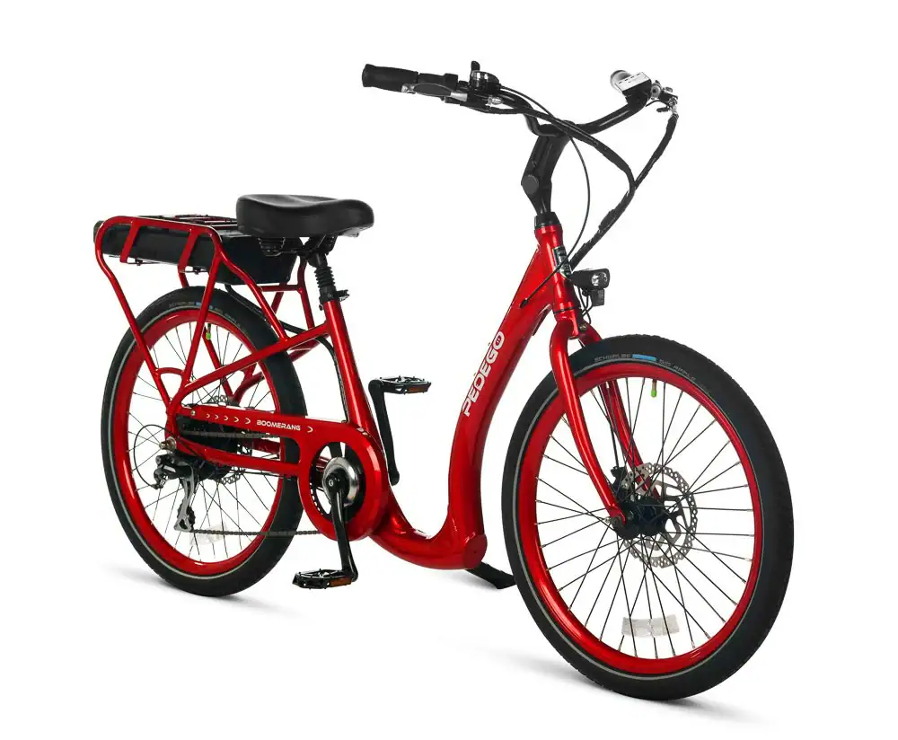 Pedego Boomerang, red