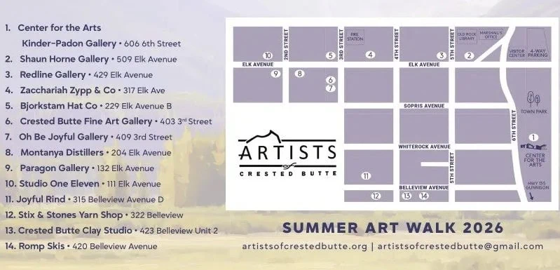 Summer Artwalk Evenings