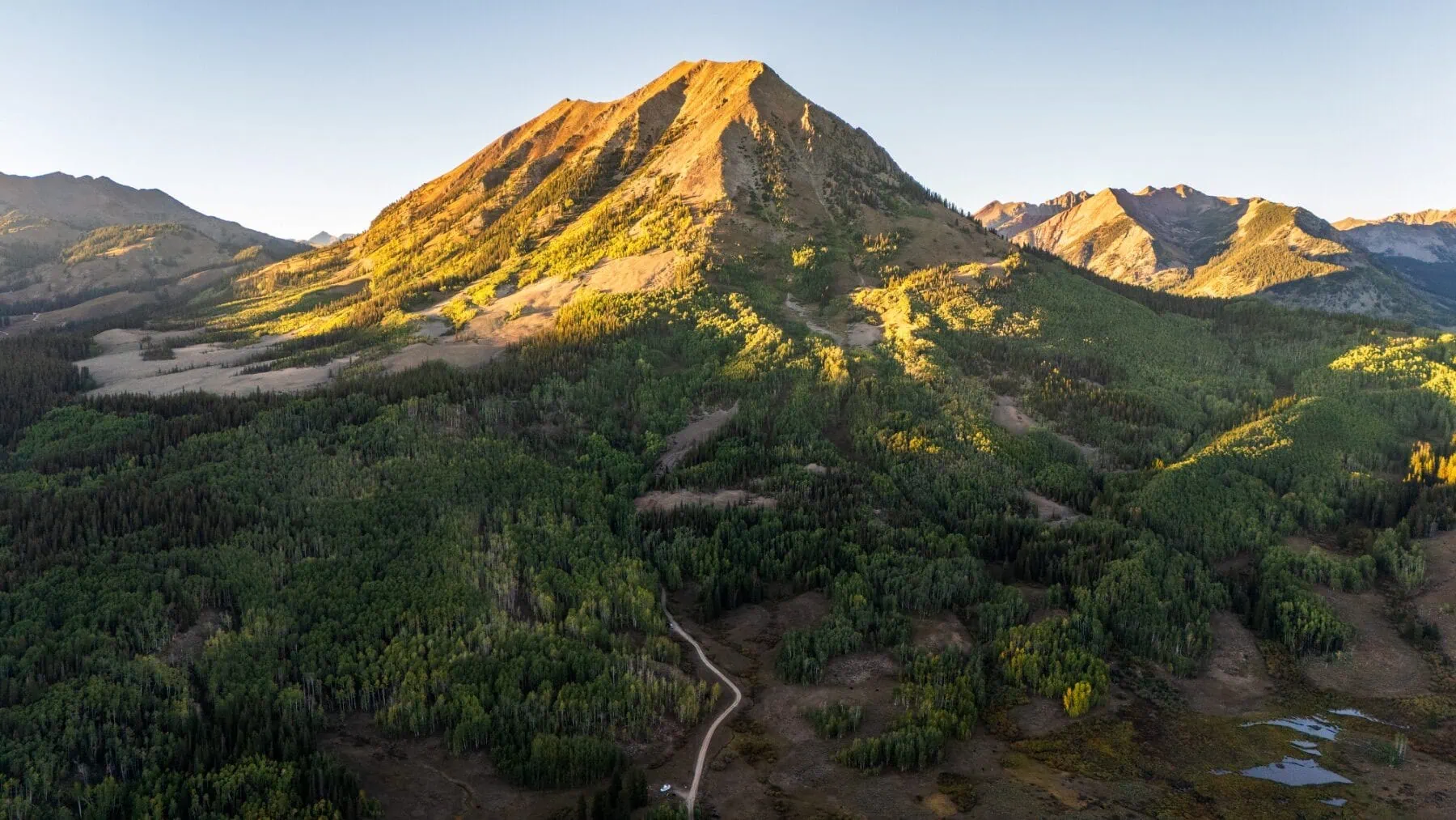 Gothic Mountain Aerial view