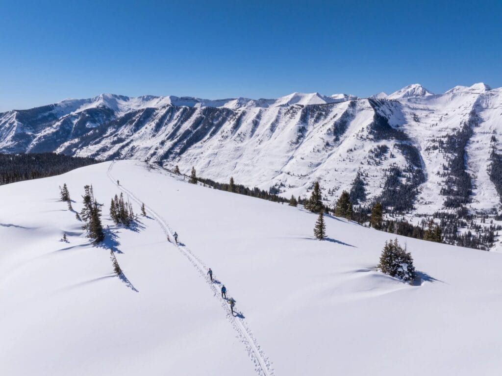 Gothic Mountain Tour racers on top of the world, photo courtesy Crested Butte Nordic
