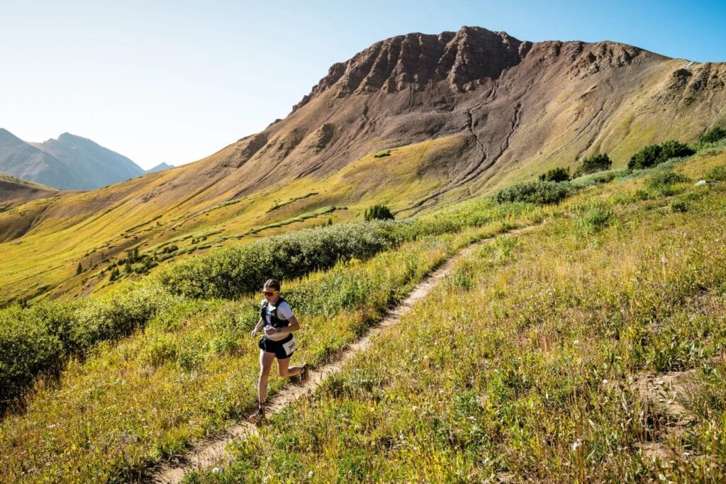 Grand Traverse Mountain Run singletrack, photo courtesy Crested Butte Nordic